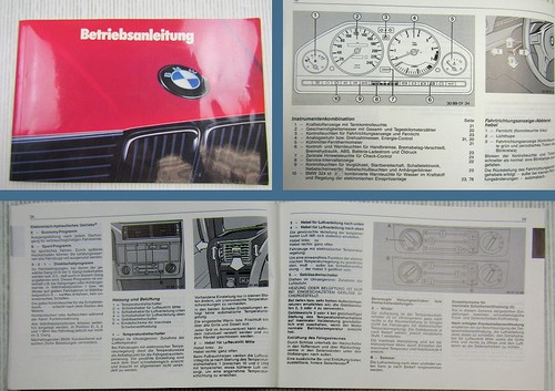Betriebsanleitung bmw 316i - betriebsanleitung,