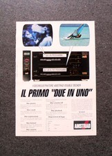I251-Advertising Pubblicità-1990- AMSTRAD , VIDEOREGISTRATORE DOUBLE DECKER