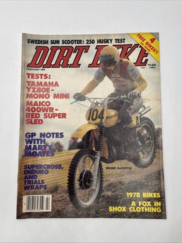 Dirt bike magazine - dirt, february