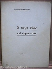 IL TEMPO LIBERO NEL DOPOSCUOLA