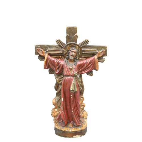 Antica statua gesù cristo - gesù,