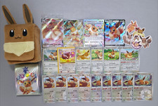 Pokemon Lotto Collezione Eevee | 19 Carte + Gadget e Accessori | Idea Regalo