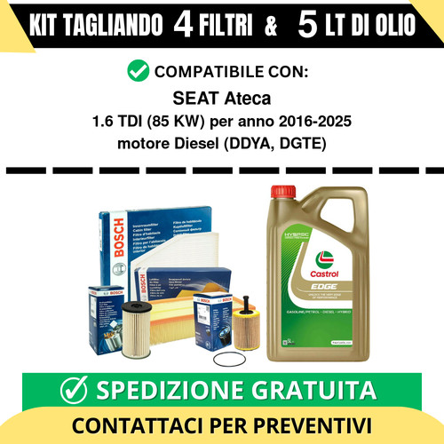 Tagliando filtri bosch - tagliando, 5