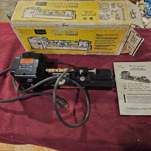 Mini tornio vintage sears - mini,