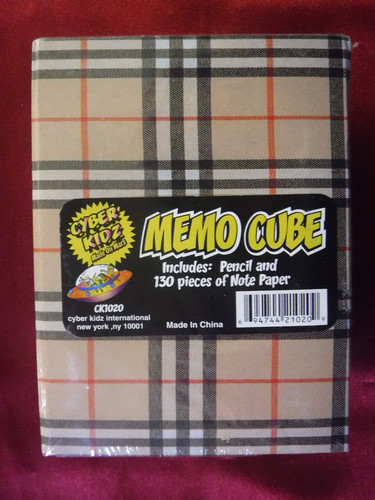 New cyber kidz memo - new!, cube
