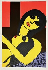 Pompeo Borra (1898/1973)-grafica da serie Le Donne Di Borra-Cm.70x50- no cornice