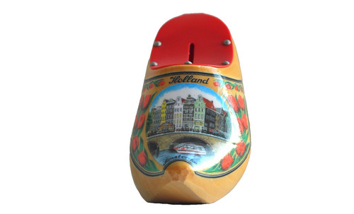 Salvadanaio olandese legno - salvadanaio, in