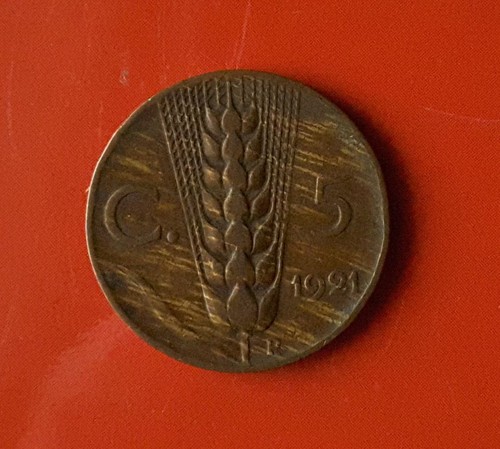 Centesimi 1921 errore - centesimi,