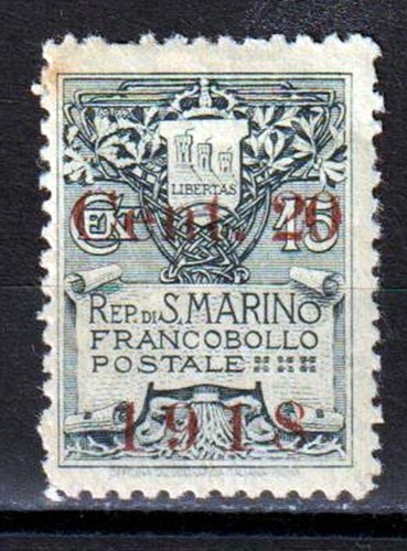 San marino 1918 stemma - ,