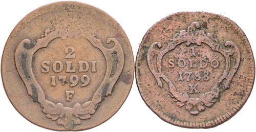 Lotto monete soldo 1788 2 - lotto,