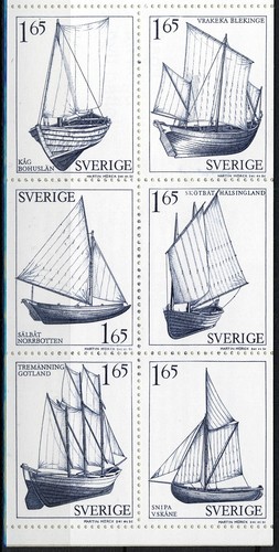 Svezia 1981 set barche - svezia,