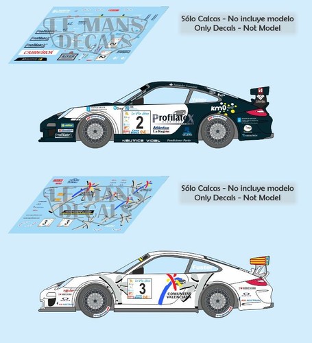 Decals porsche 997 rally - decals,