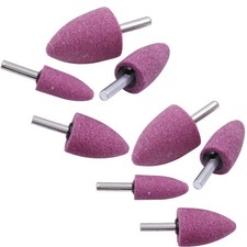  Testa di levigatura a pietra abrasiva montata su 8 pezzi Testa di lucidatura