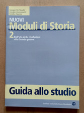 LIBRO NUOVI MODULI DI STORIA 2 De Vecchi Mondadori guida allo studio rivoluzioni