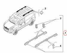 Barra tetto portapacchi