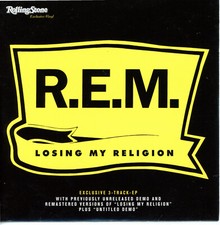 R.E.M. LOSING MY RELIGION Rolling Stone exclusive Vinyl 7"_Cover mit Mängeln