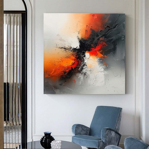 Quadro moderno nero - , fatto