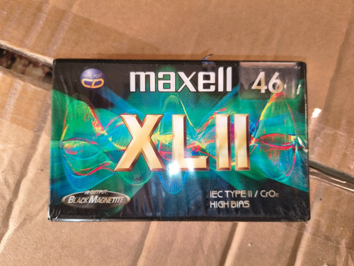 Audio cassetta maxell 46 - ii,