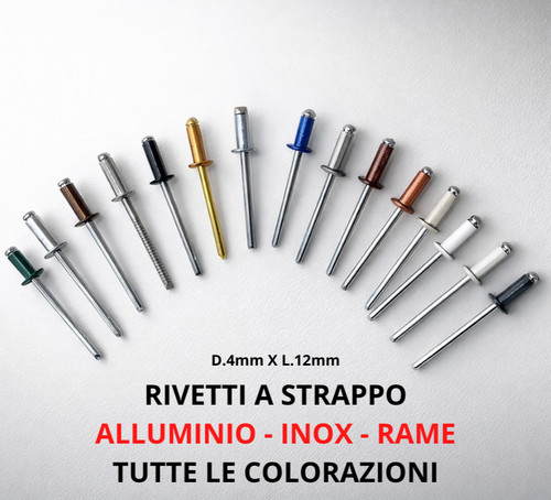 Rivetto strappo alluminio - in,