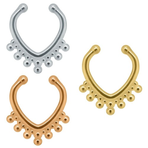 Piercing finto setto - , sfere