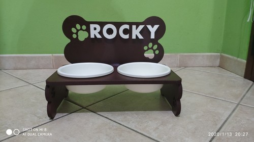 Porta ciotole cani gatti - x,