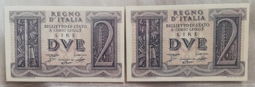 Due lire impero coppia - impero,