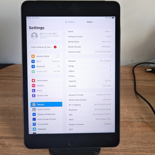 Apple ipad mini 128 - mini, gb