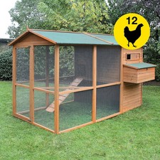 Pollaio Oslo in legno con