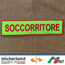 Toppa Patch SOCCORRITORE su