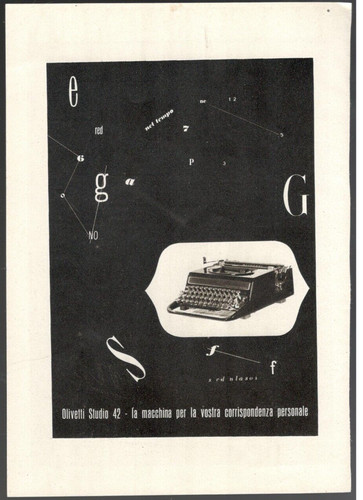 Olivetti studio pubblicità - studio,