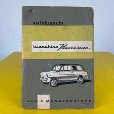 libretto uso e manutenzione bianchina panoramica autobianchi