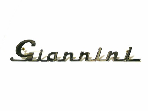 Scritta giannini in - "giannini", metallo