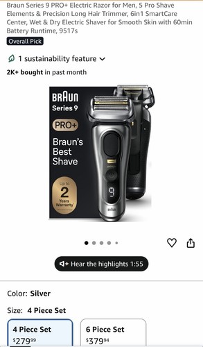 Braun serie pro - braun, plus