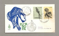 San Marino 1974 - FDC Venetia "Europa" - n. 1 busta viaggiata