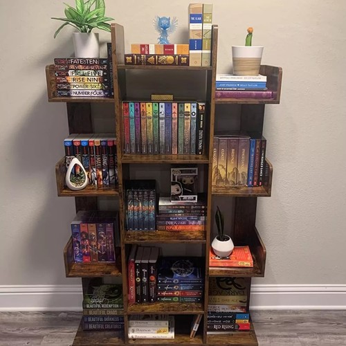Rustic bookcase unique - rustic,