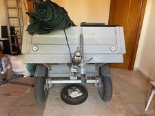 carrello rimorchio auto per raccolta olive da olio