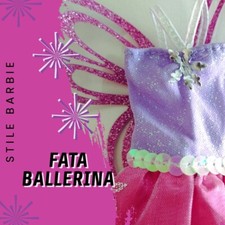 Stile Barbie Abito Fata Ballerina Con Scarpette Da Ballo Per Bambole Di 30 Cm...