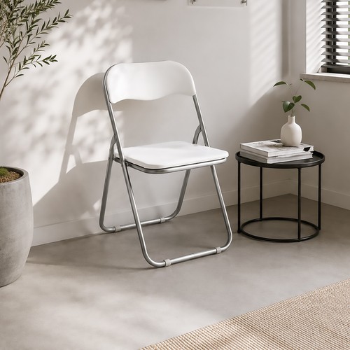 Sedia pieghevole metallo - in, e