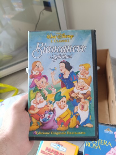 Vhs walt disney biancaneve - biancaneve, e