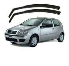 DEFLETTORI ARIA ANTITURBO FIAT PUNTO DAL 1999 AL 2012 3 PORTE ANTERIORI OSCURATI