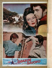 IL GRANDE GAUCHO fotobusta poster Gene Tierney Jacques Tourner Way of a CG1
