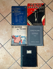 Lotto 5 spartiti vintage