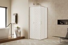 Box doccia cabina vetro satinato 70X90 70x100 75x90 75x100 80x90 80x100 h190
