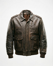 Giacca vintage marrone vera - giacca,
