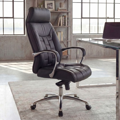Finebuy sedia ufficio vera - sedia,