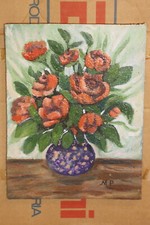 quadro olio su tela tavola