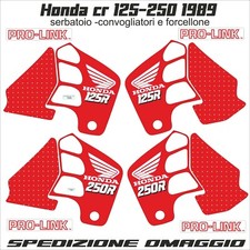  Honda cr 125-250 1989 Kit grafica in kristal,serbatoio convogliatori forcellone