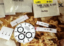 Rolex Daytona Zenith Ref:16520 (Caliber 4030) Dial and Hands Set