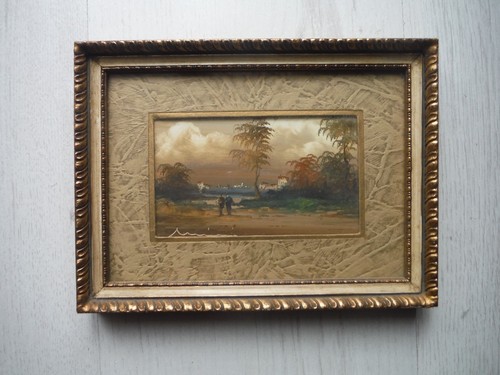 Dipinto vintage paesaggio