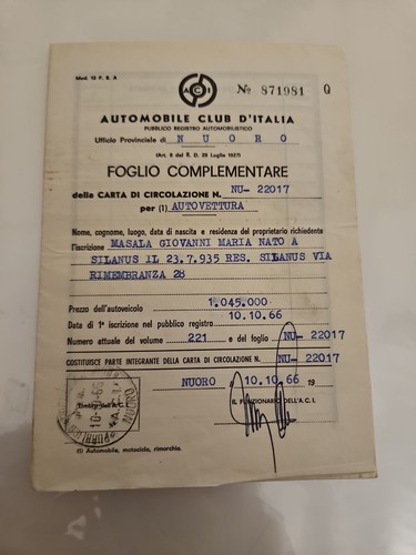 Vintage foglio - ,